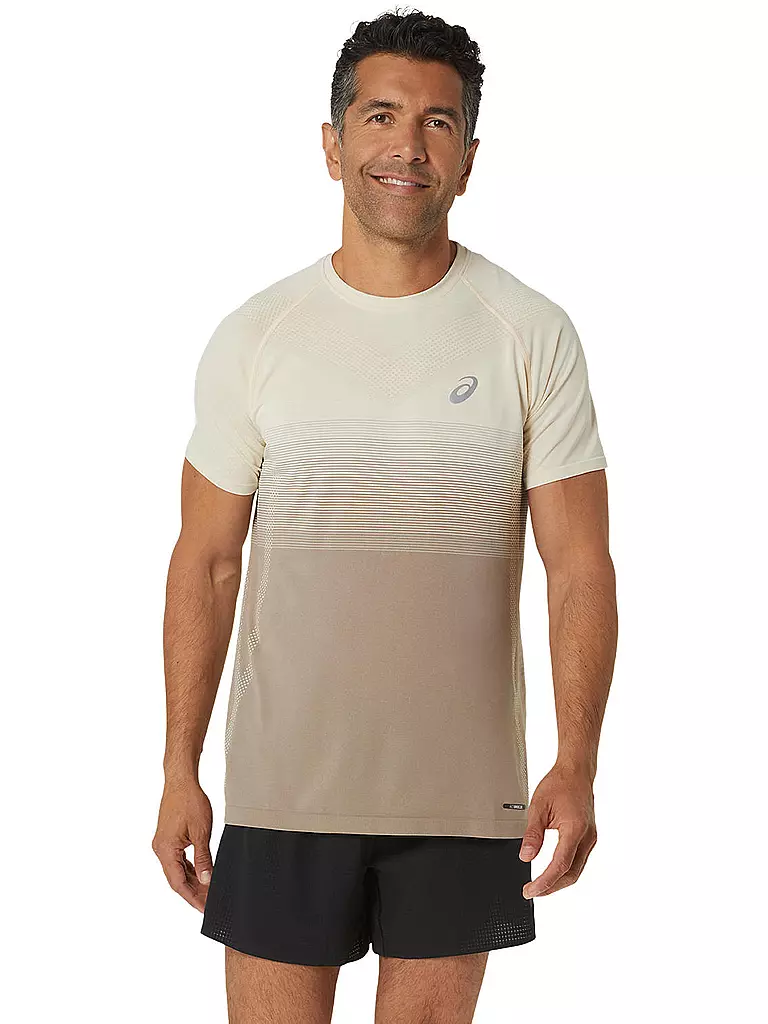 ASICS | Herren Laufshirt Seamless SS Top | beige