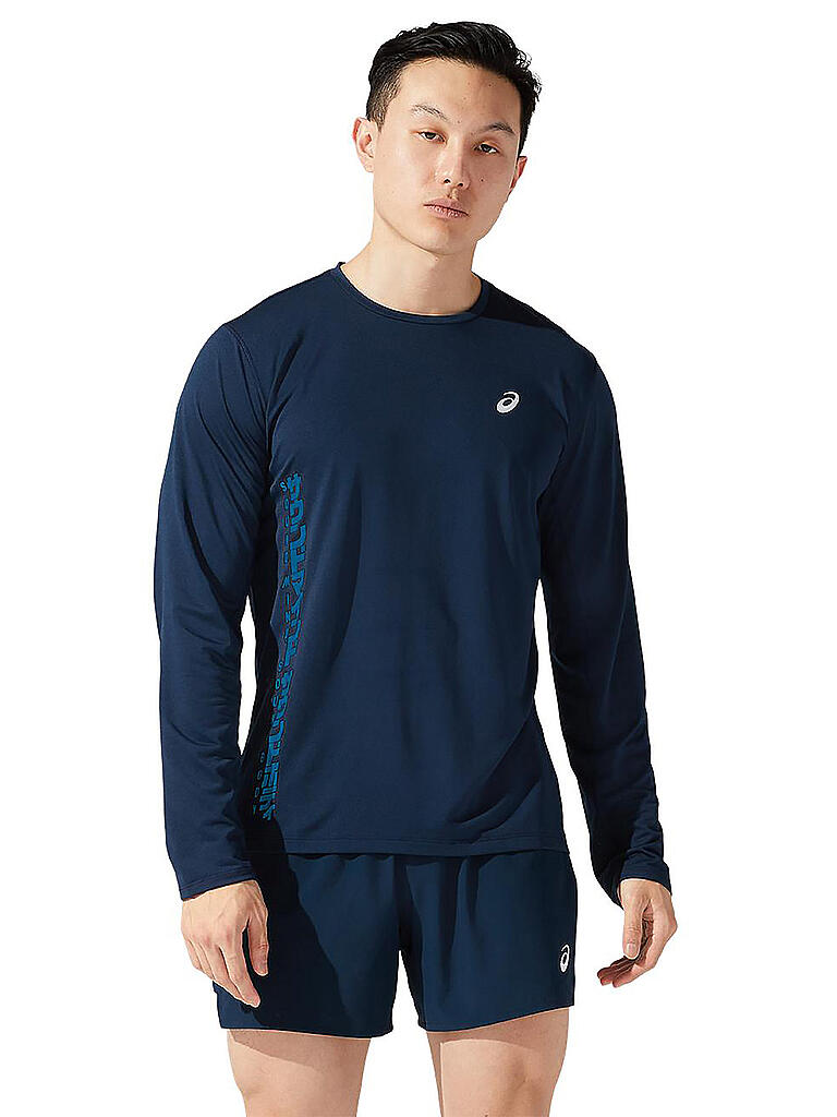 ASICS | Herren Laufshirt SMSB Run LS Top | blau