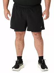 ASICS | Herren Laufshort Road 2in1 5in | schwarz