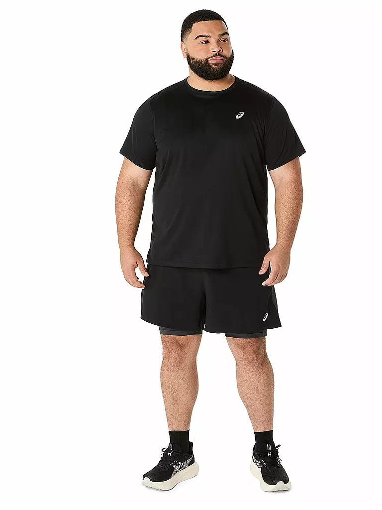 ASICS | Herren Laufshort Road 2in1 5in | schwarz