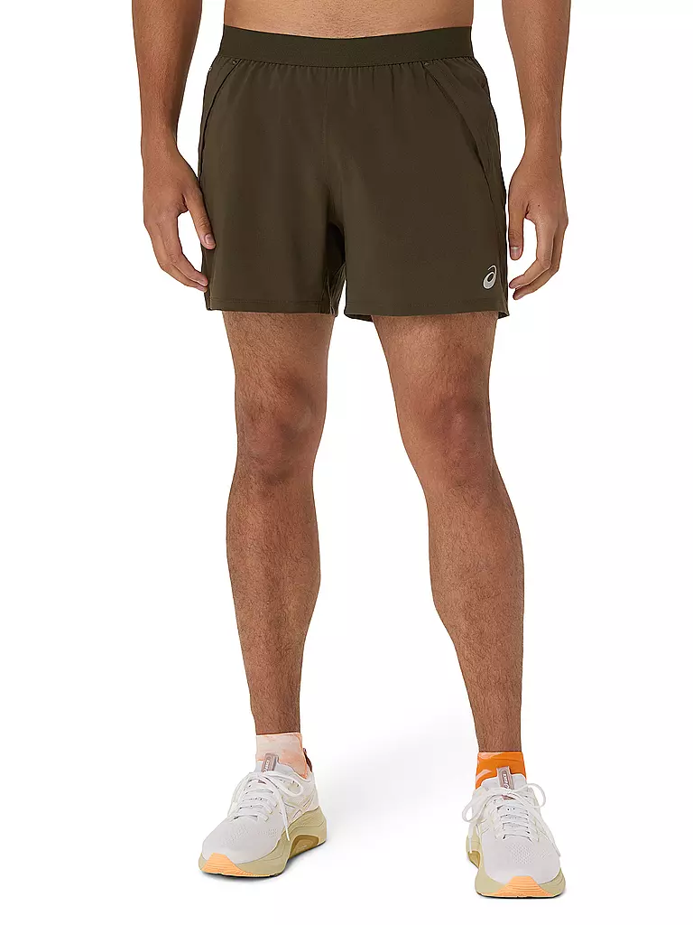 ASICS | Herren Laufshort Road 5inch | braun