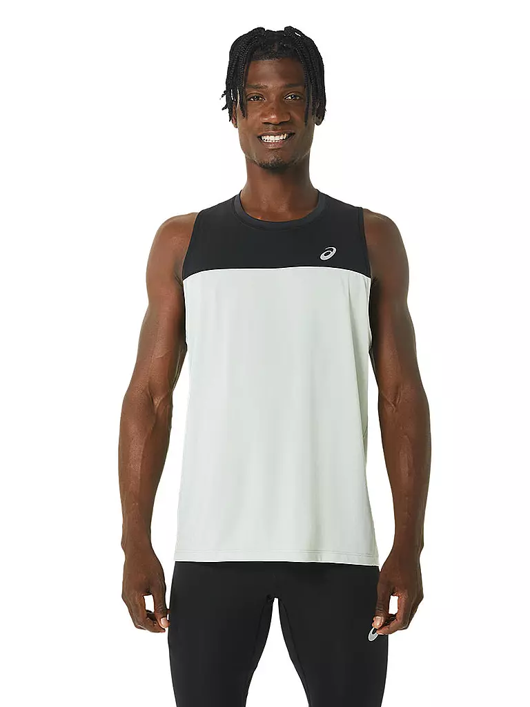 ASICS | Herren Lauftank Race Singlet | grau