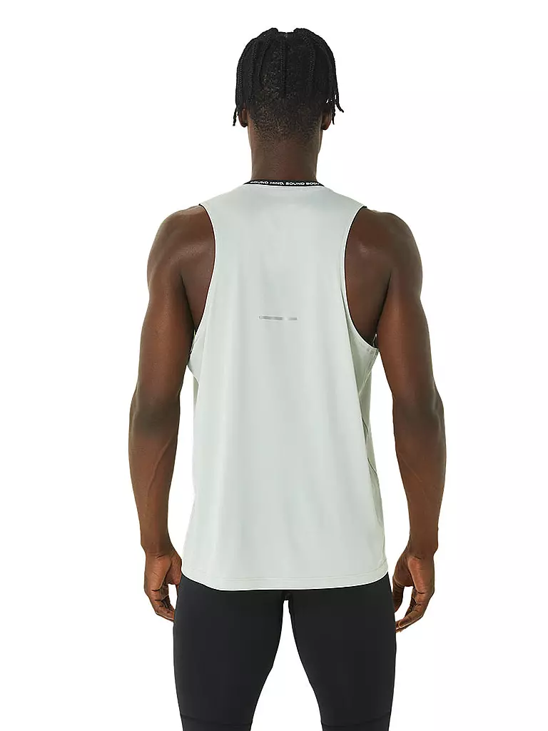 ASICS | Herren Lauftank Race Singlet | grau