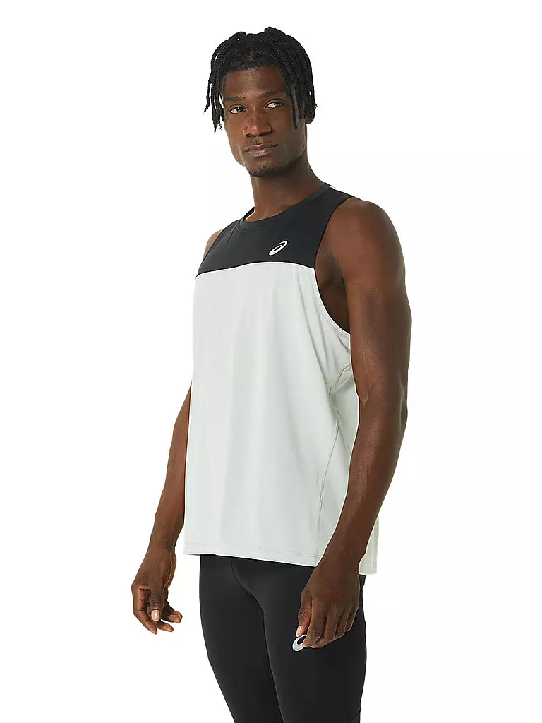 ASICS | Herren Lauftank Race Singlet | grau