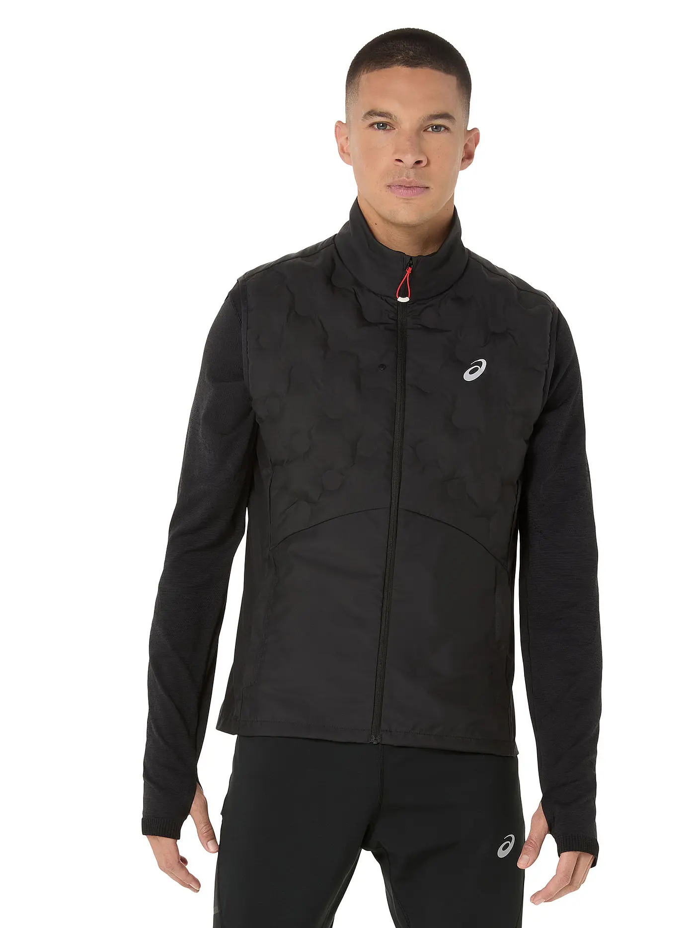 ASICS | Herren Laufweste Road Winter | schwarz