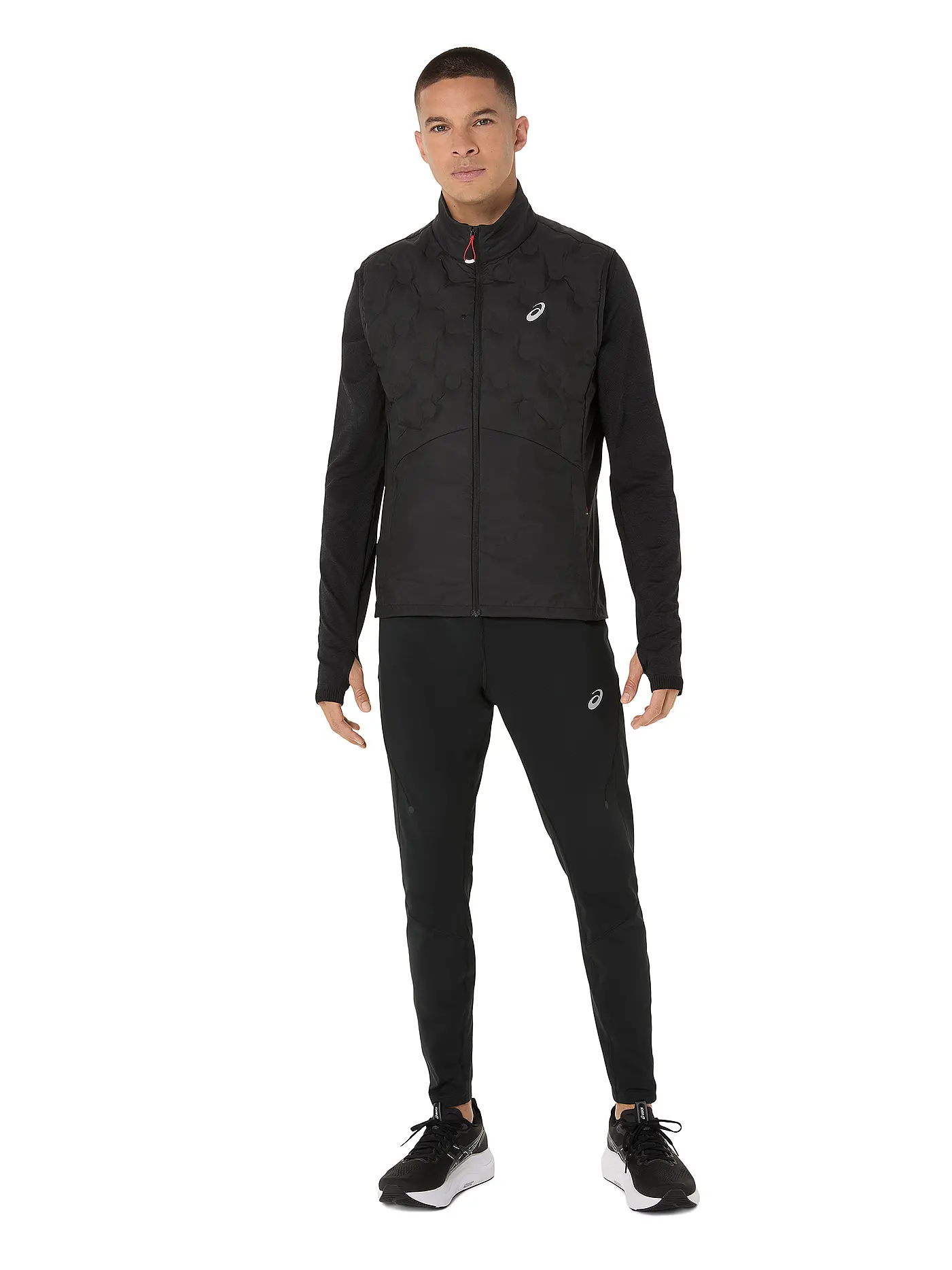 ASICS | Herren Laufweste Road Winter | schwarz