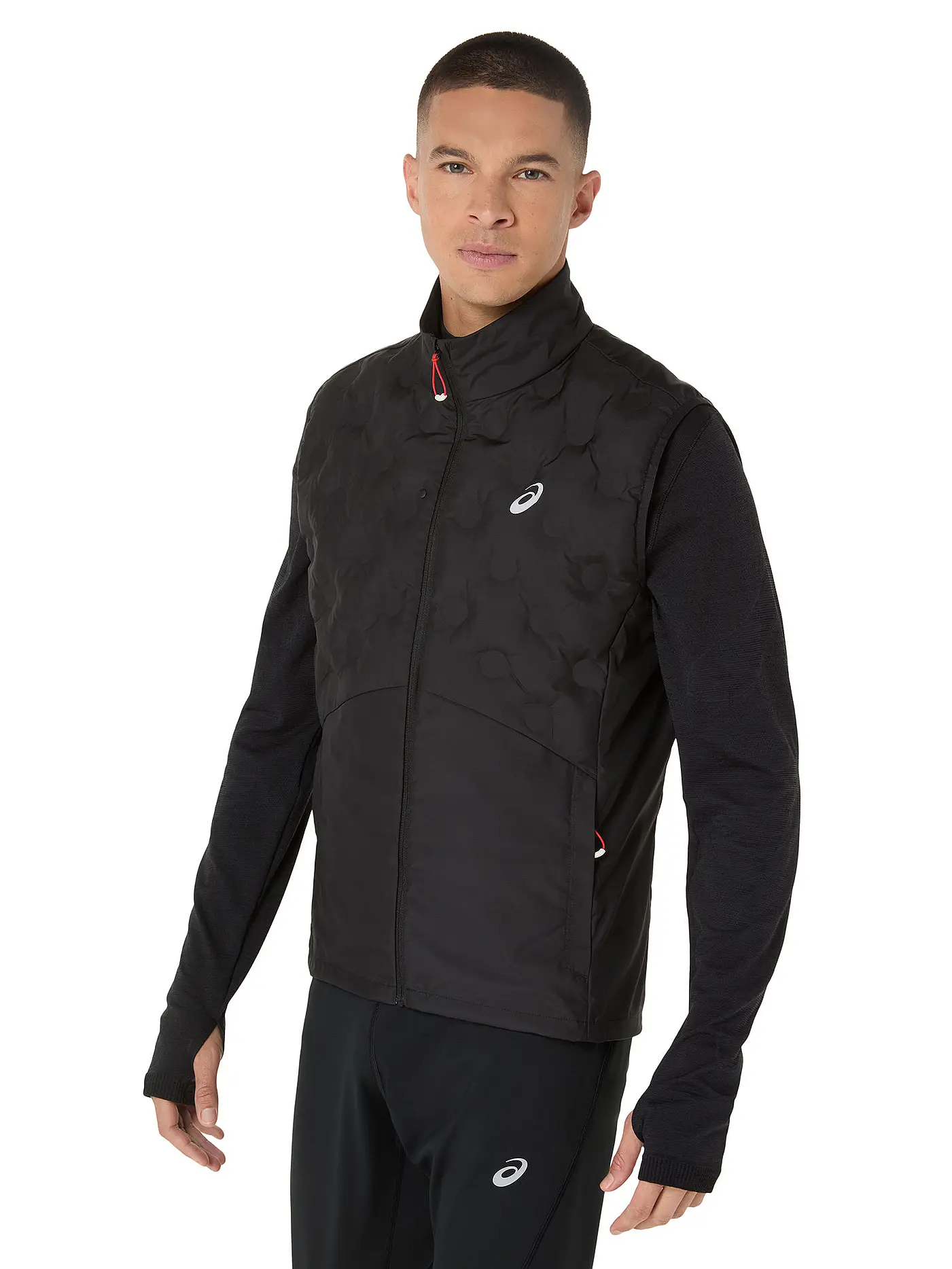 ASICS | Herren Laufweste Road Winter | schwarz