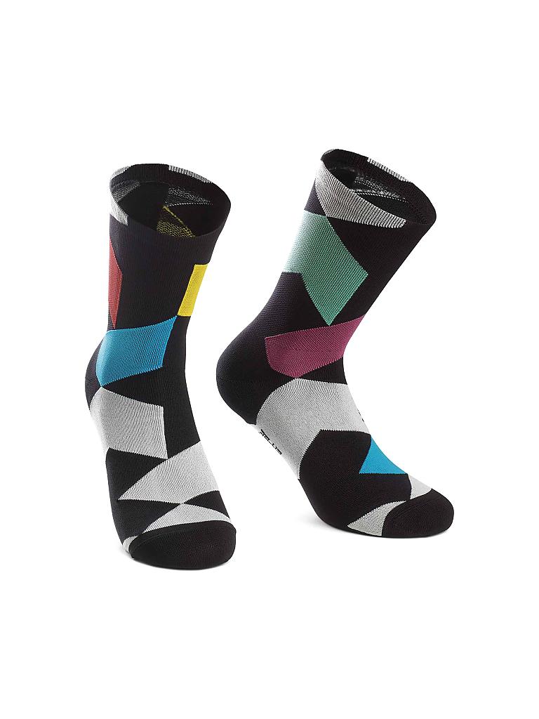 ASSOS | Herren Bikesocken Fastlane Rock | schwarz