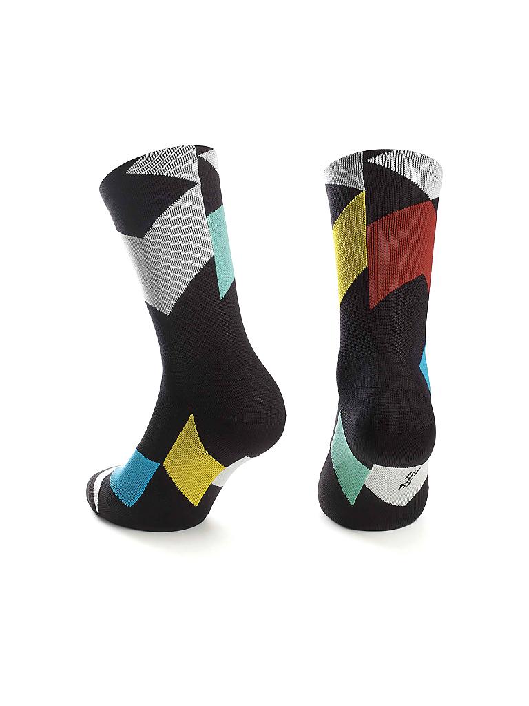 ASSOS | Herren Bikesocken Fastlane Rock | schwarz