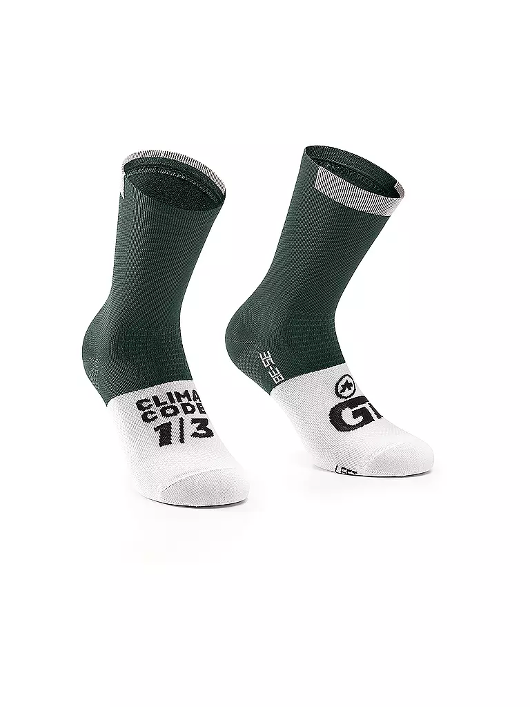 ASSOS | Herren Radsocken GT Socks C2 | dunkelgrün