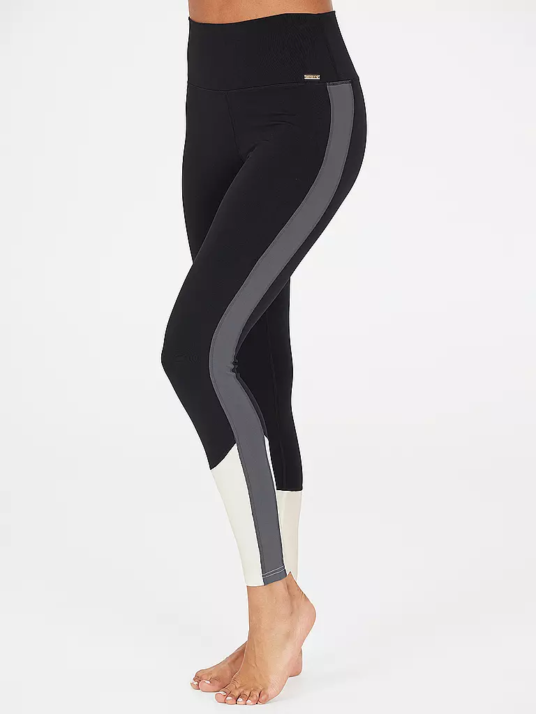 ATHLECIA |  Damen Fitnesstight Sukey Colourblock | dunkelblau