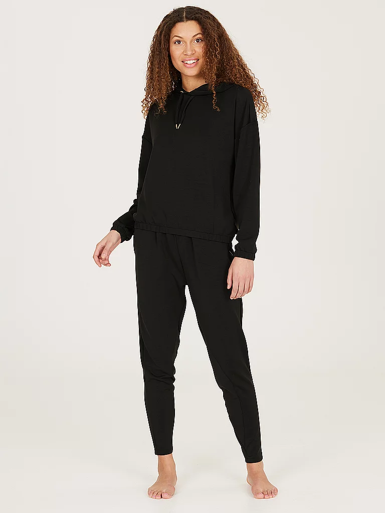 ATHLECIA Damen Fitnesshoodie Namier schwarz | 38 — Bild 3