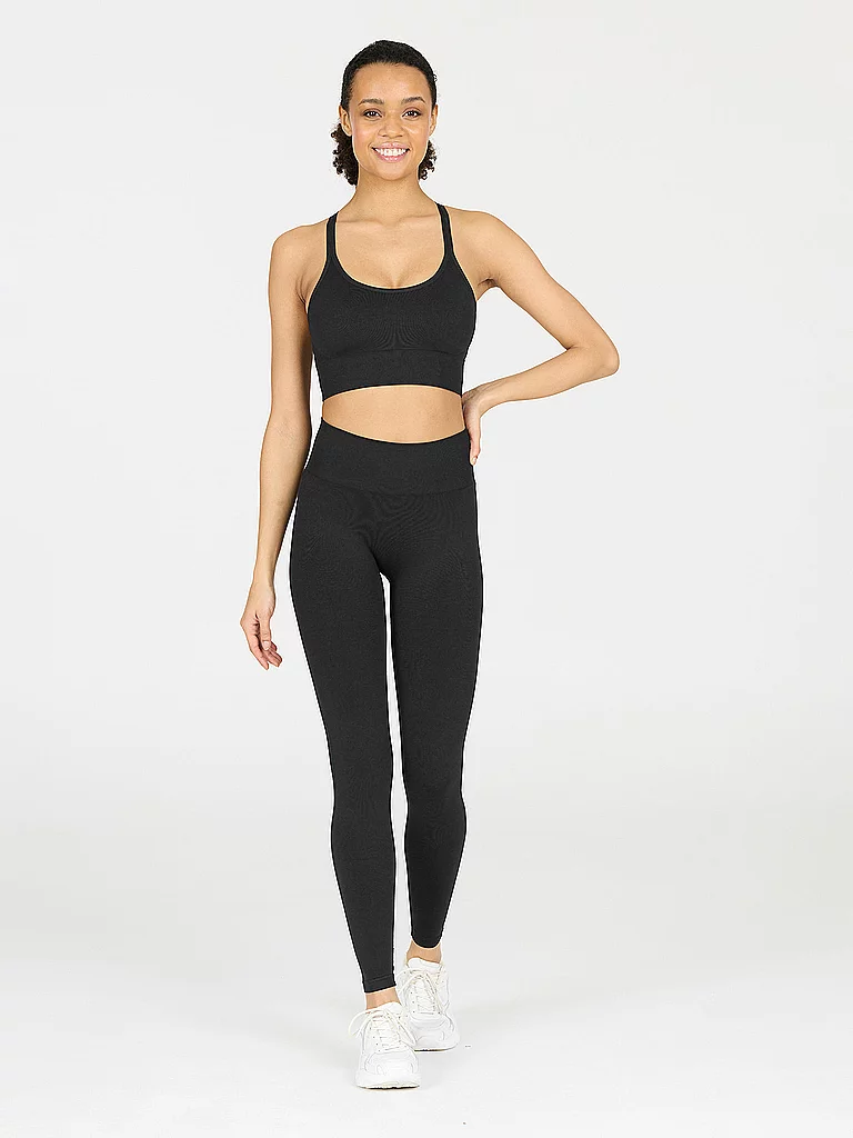 ATHLECIA Damen Sport-BH Foan Seamless Low Support schwarz | S/M — Bild 3