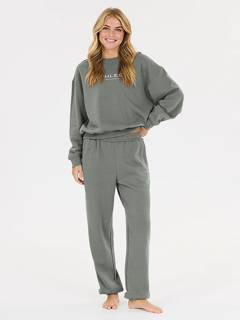 ATHLECIA Damen Jogginghose Atkins dunkelgrün | 36 — Bild 3