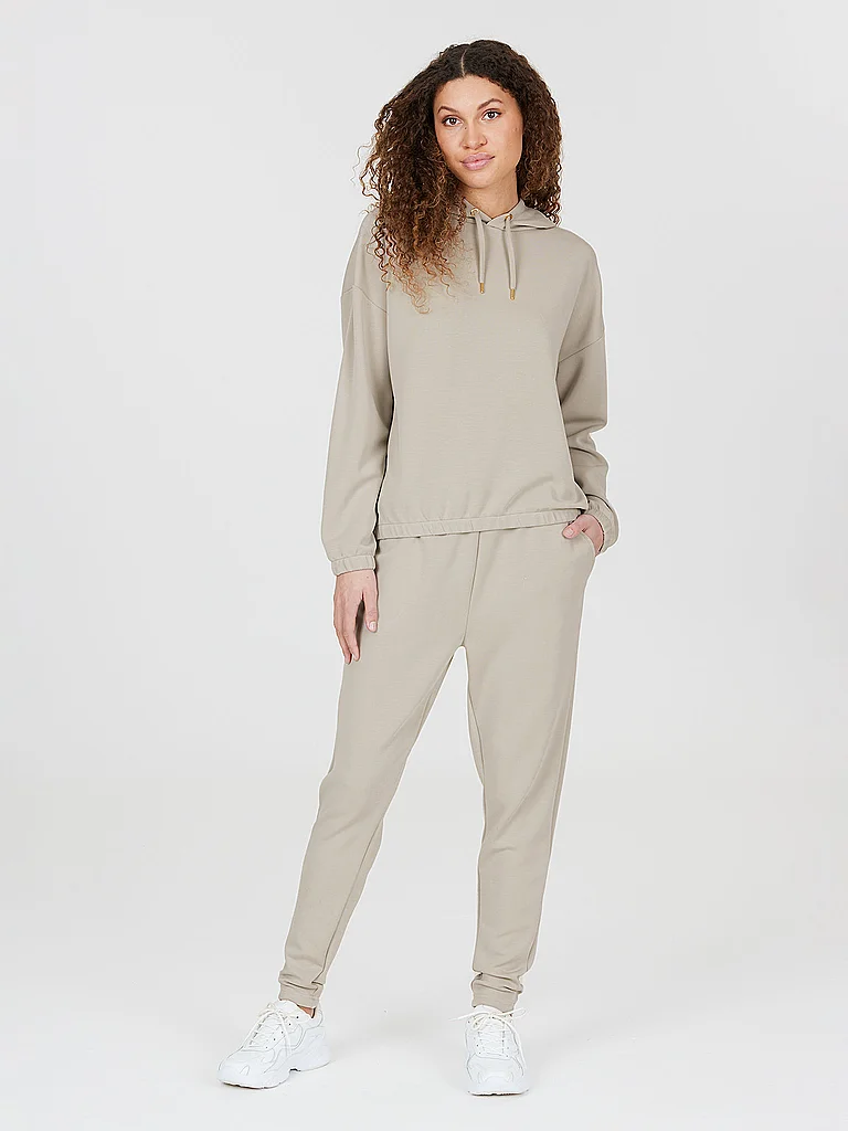 ATHLECIA Damen Fitnesshoodie Namier beige | 36 — Bild 3