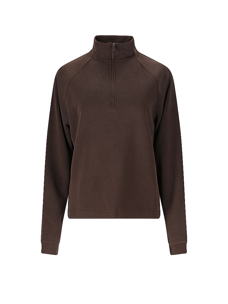 ATHLECIA Damen Sweater Franye 1/2 Zip braun | 34