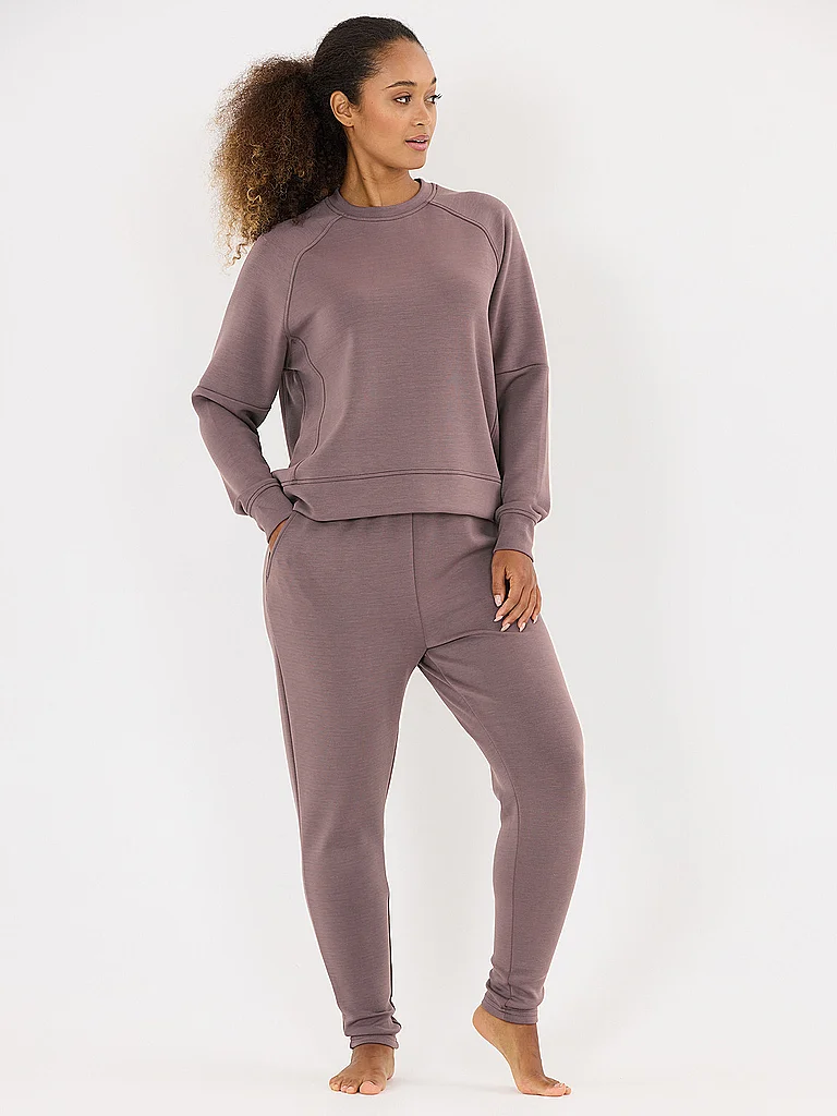ATHLECIA Damen Fitnesssweater Jacey Crew Neck beere | 34 — Bild 3