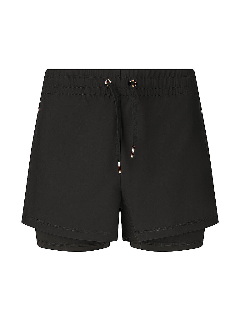 ATHLECIA Damen Fitnessshort Timmie V3 2in1 schwarz | 36