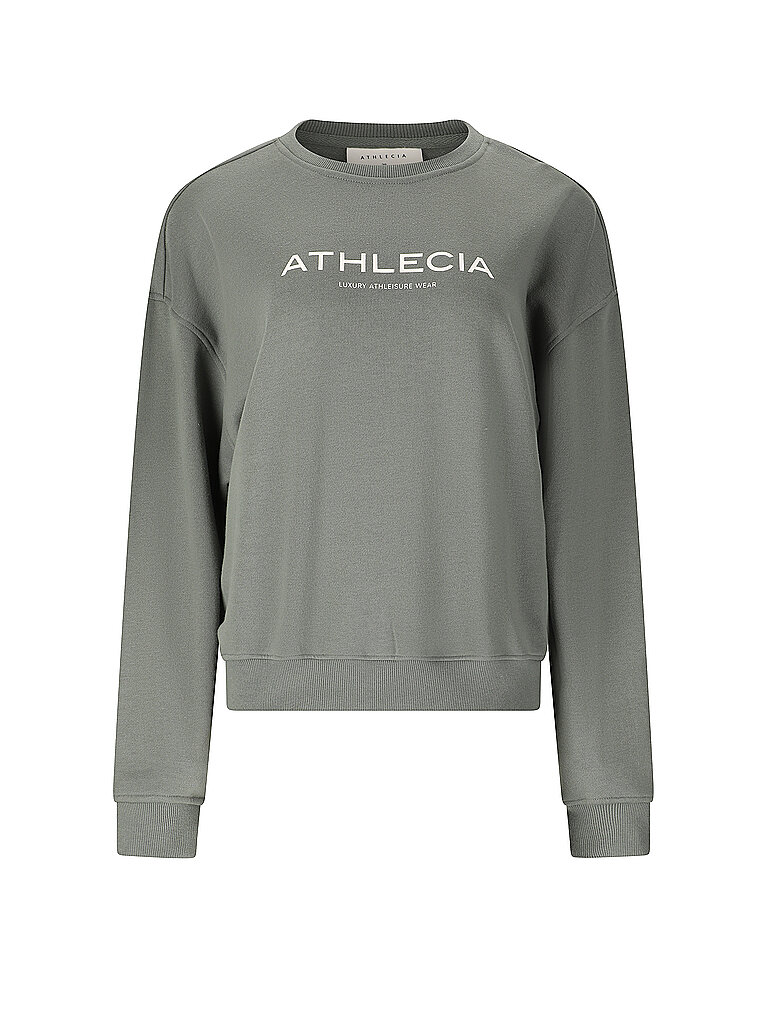 ATHLECIA Damen Sweater Atkins Crew dunkelgrün | 38 — Bild 2