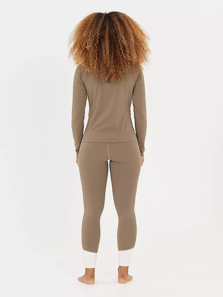ATHLECIA | Damen Fitness Zipshirt Midory | creme