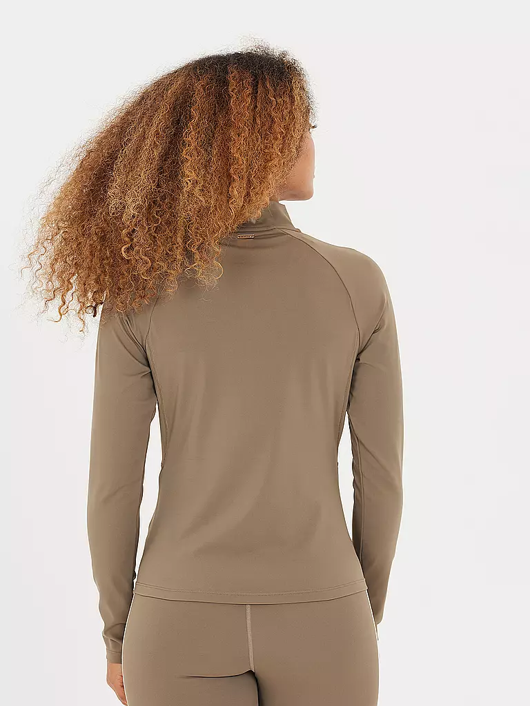 ATHLECIA | Damen Fitness Zipshirt Midory | creme