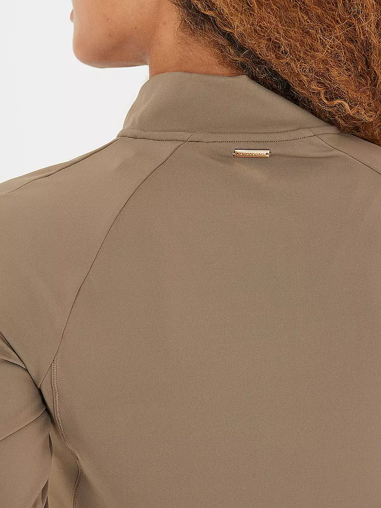 ATHLECIA | Damen Fitness Zipshirt Midory | creme