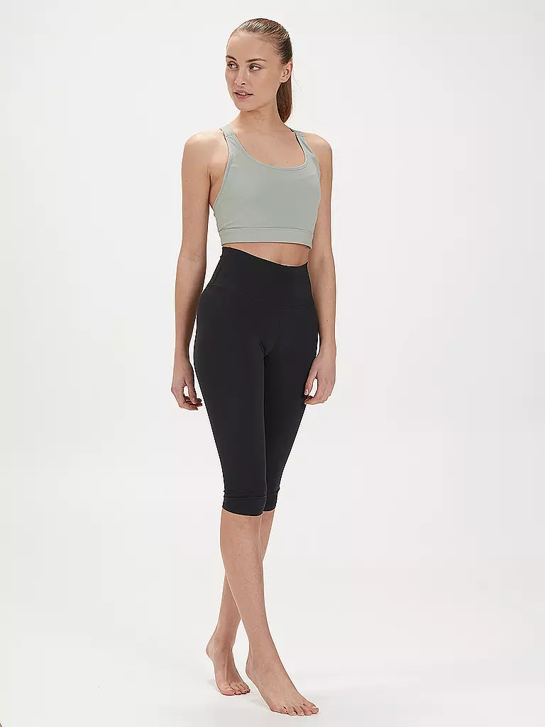 ATHLECIA | Damen Fitnesscapri Franz | schwarz