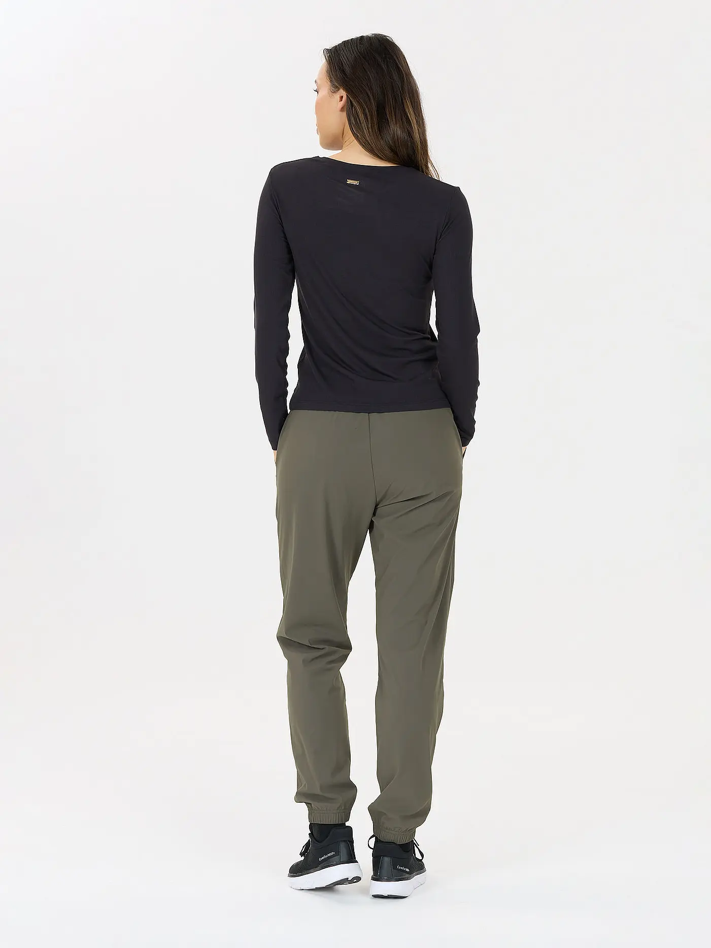 ATHLECIA | Damen Fitnesshose Amis Stretch | olive