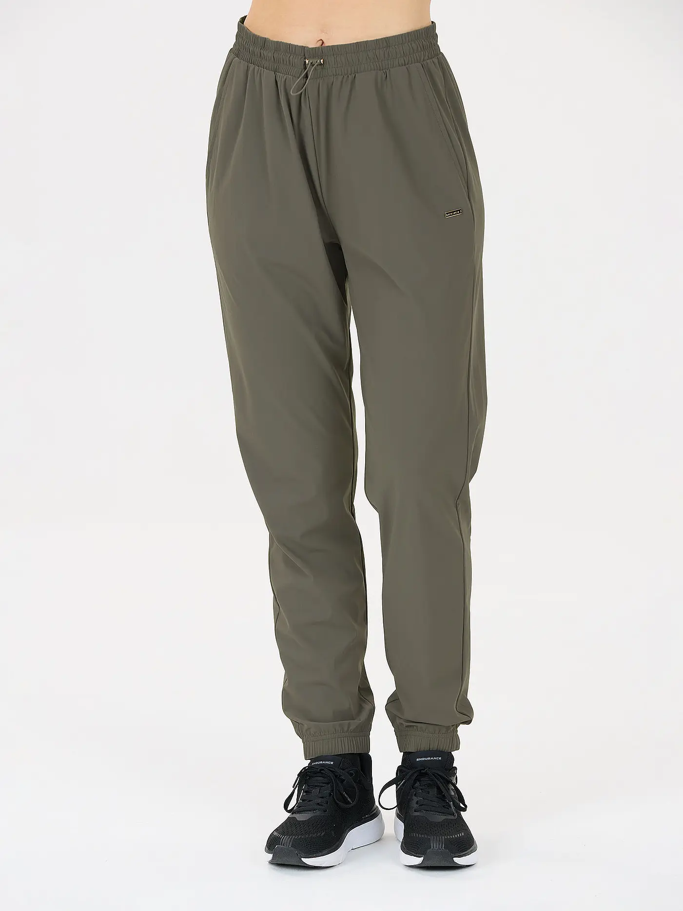 ATHLECIA | Damen Fitnesshose Amis Stretch | olive