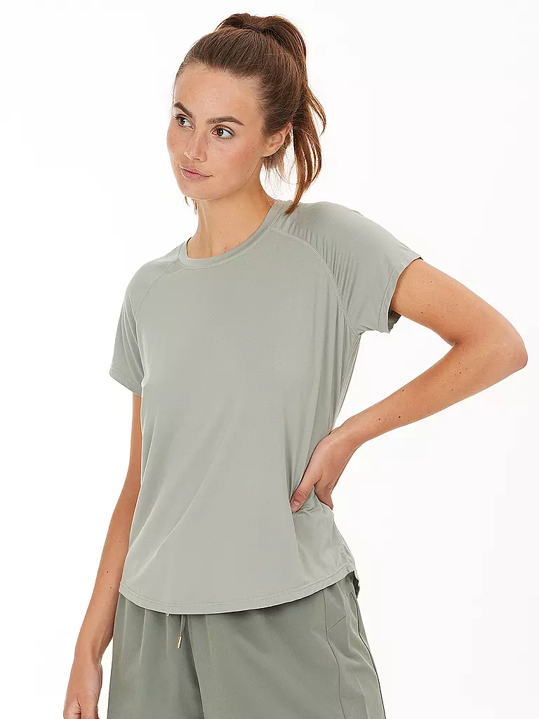 ATHLECIA | Damen Fitnessshirt Gaina  | olive