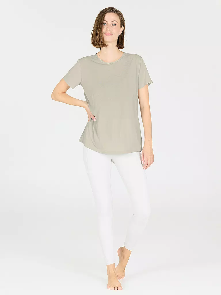 ATHLECIA | Damen Fitnessshirt Lizzy | beige