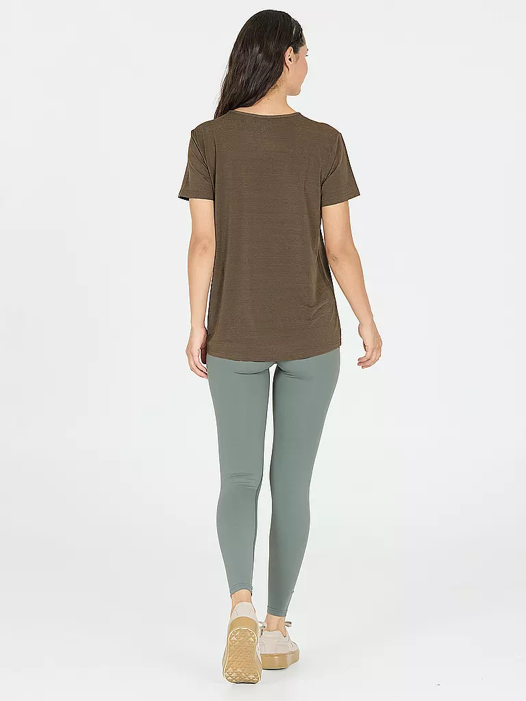 ATHLECIA | Damen Fitnessshirt Lizzy | camel