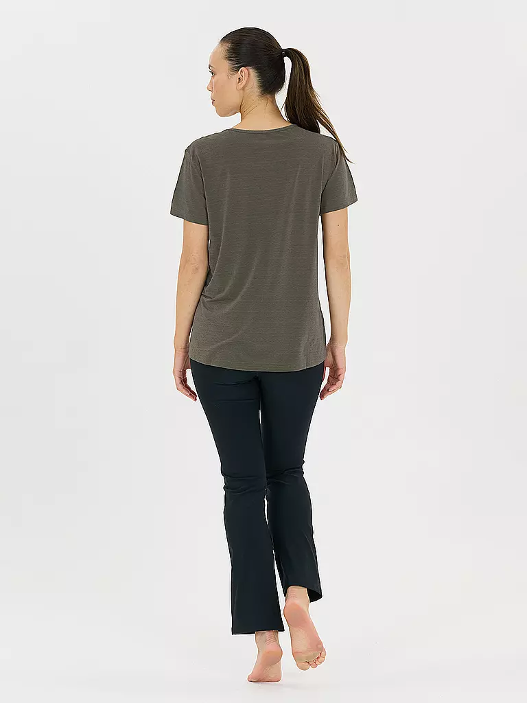 ATHLECIA | Damen Fitnessshirt Lizzy | olive