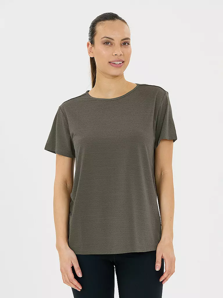 ATHLECIA | Damen Fitnessshirt Lizzy | olive