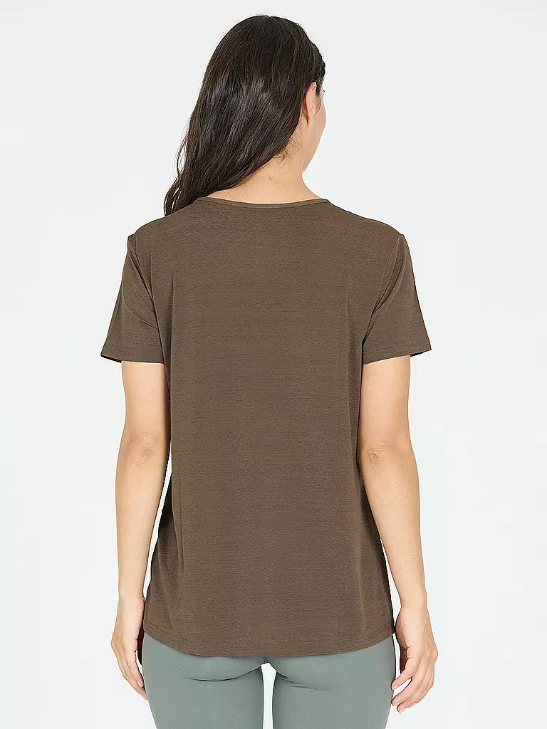 ATHLECIA | Damen Fitnessshirt Lizzy | camel