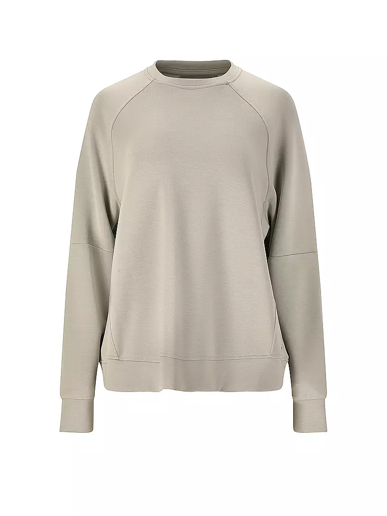ATHLECIA | Damen Fitnesssweater Jacey Crew Neck | beige