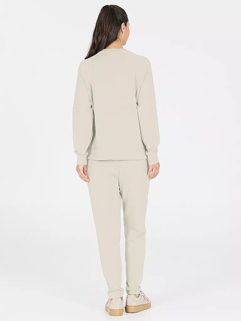 ATHLECIA | Damen Fitnesssweater Jacey Crew Neck | beige