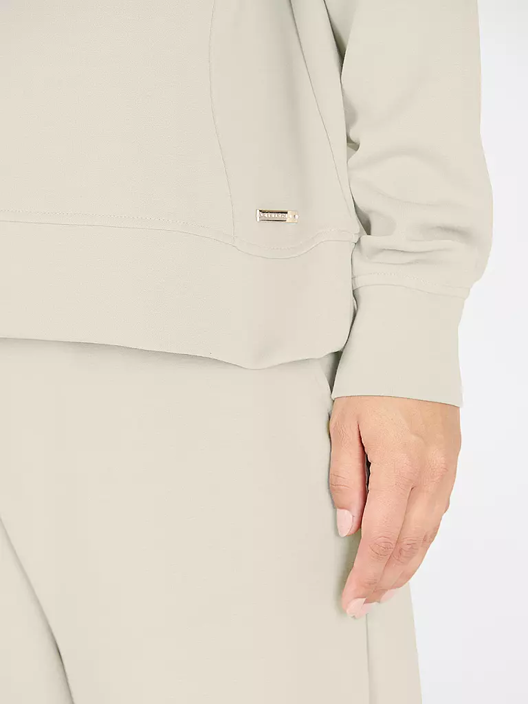ATHLECIA | Damen Fitnesssweater Jacey Crew Neck | beige