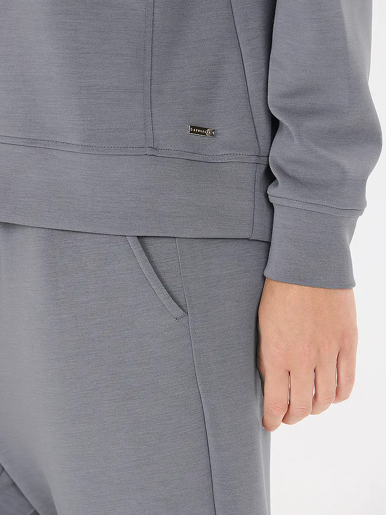 ATHLECIA | Damen Fitnesssweater Jacey Crew Neck | Grau