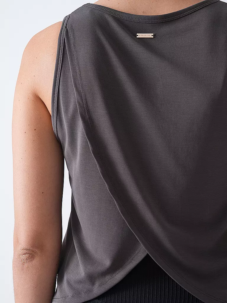 ATHLECIA | Damen Fitnesstank Haze | schwarz