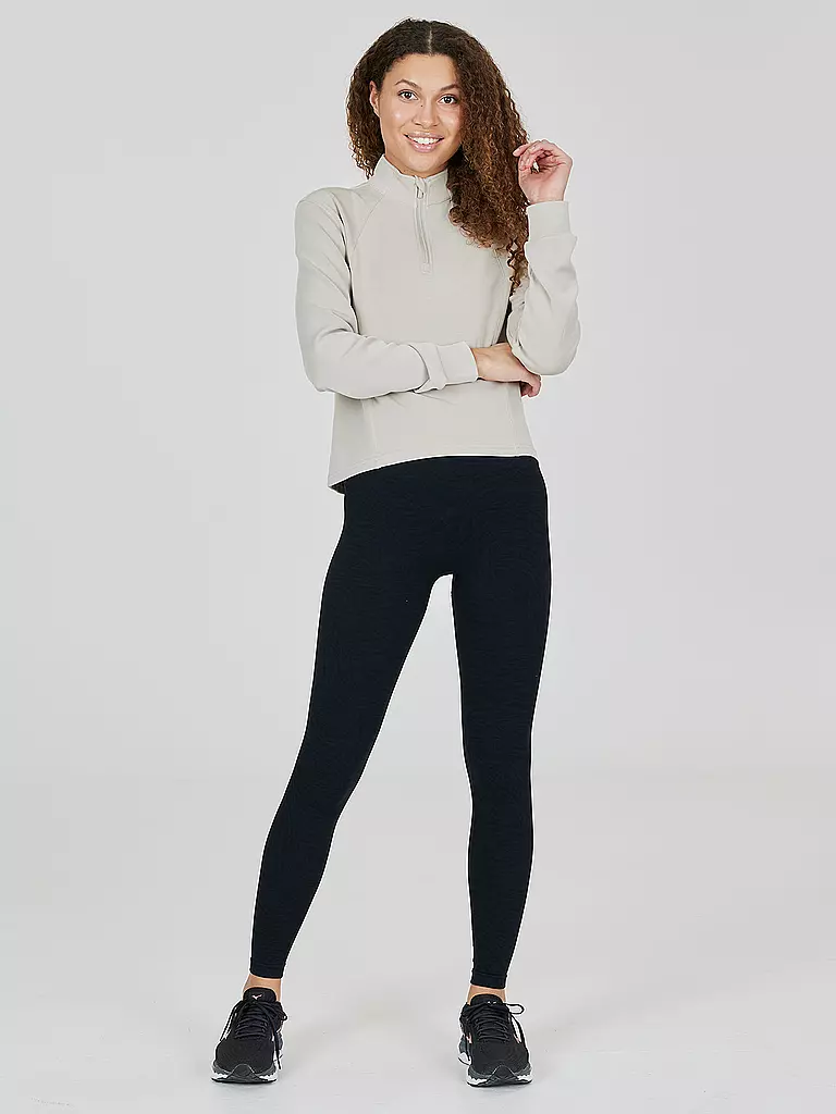 ATHLECIA | Damen Fitnesstight Ralphi Seamless Strukturiert | schwarz