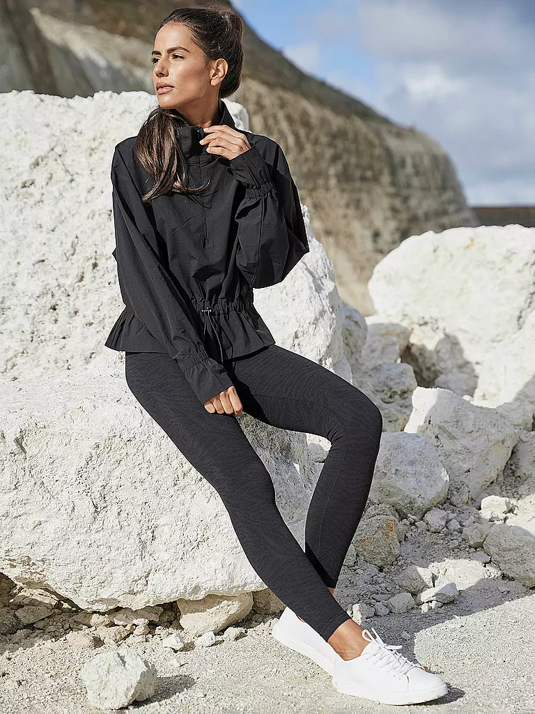 ATHLECIA | Damen Fitnesstight Ralphi Seamless Strukturiert | schwarz