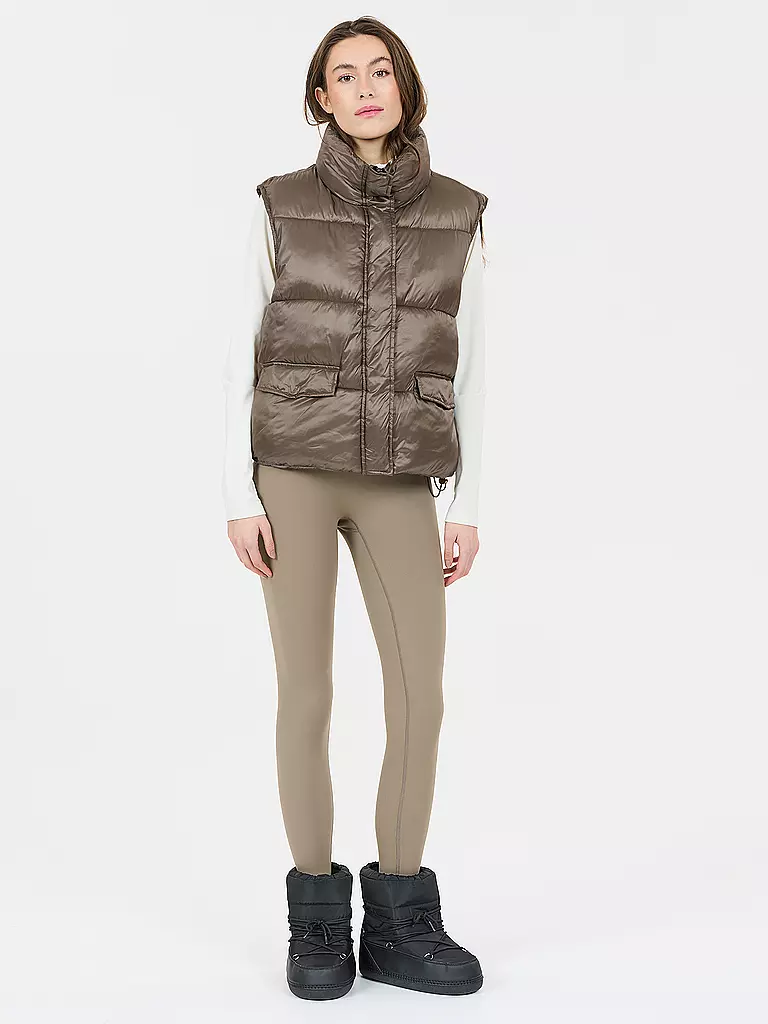 ATHLECIA | Damen Fitnessweste Prinsloo | braun