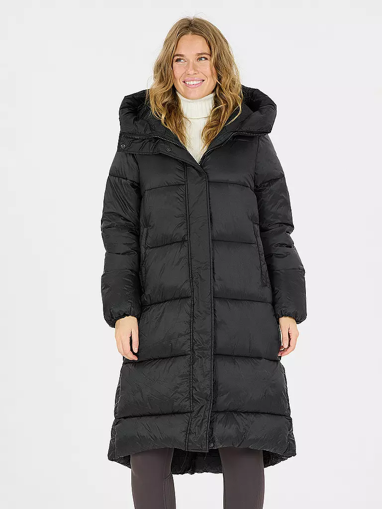 ATHLECIA | Damen Mantel Miraz Long | schwarz