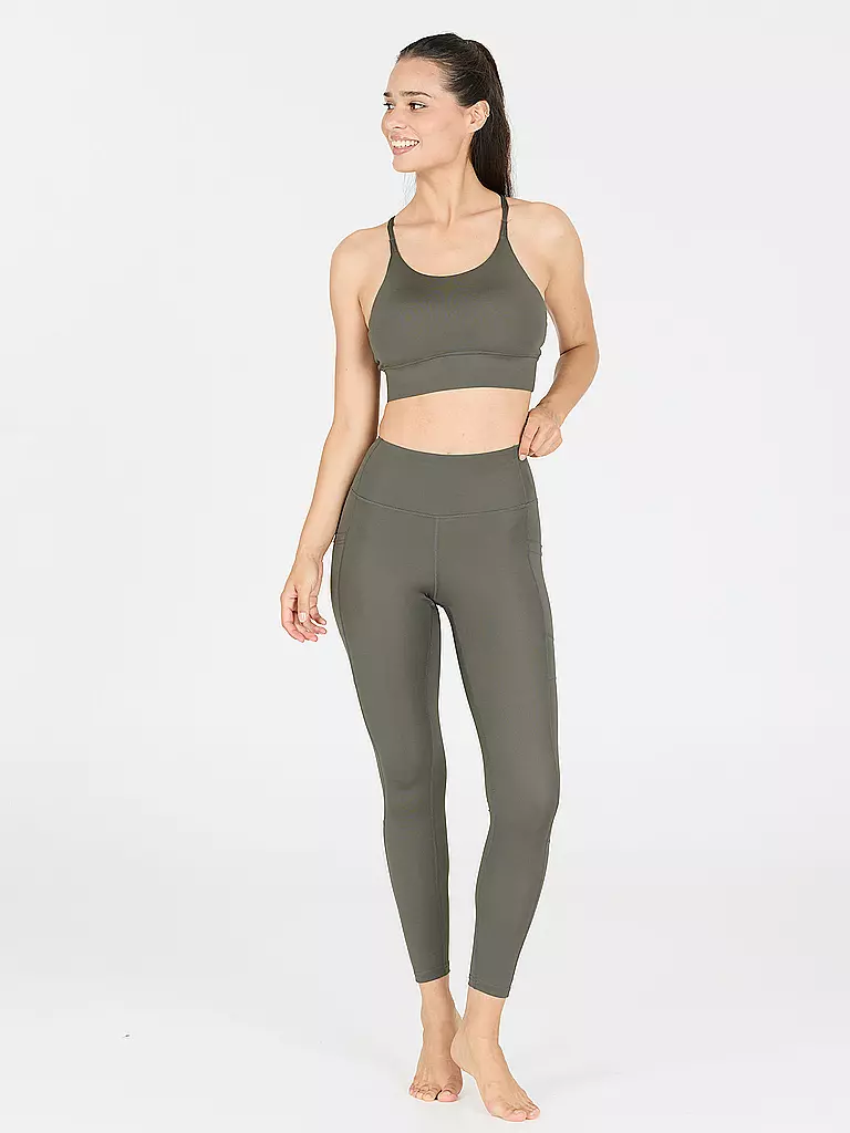ATHLECIA | Damen Sport-BH Elli Low Support | olive