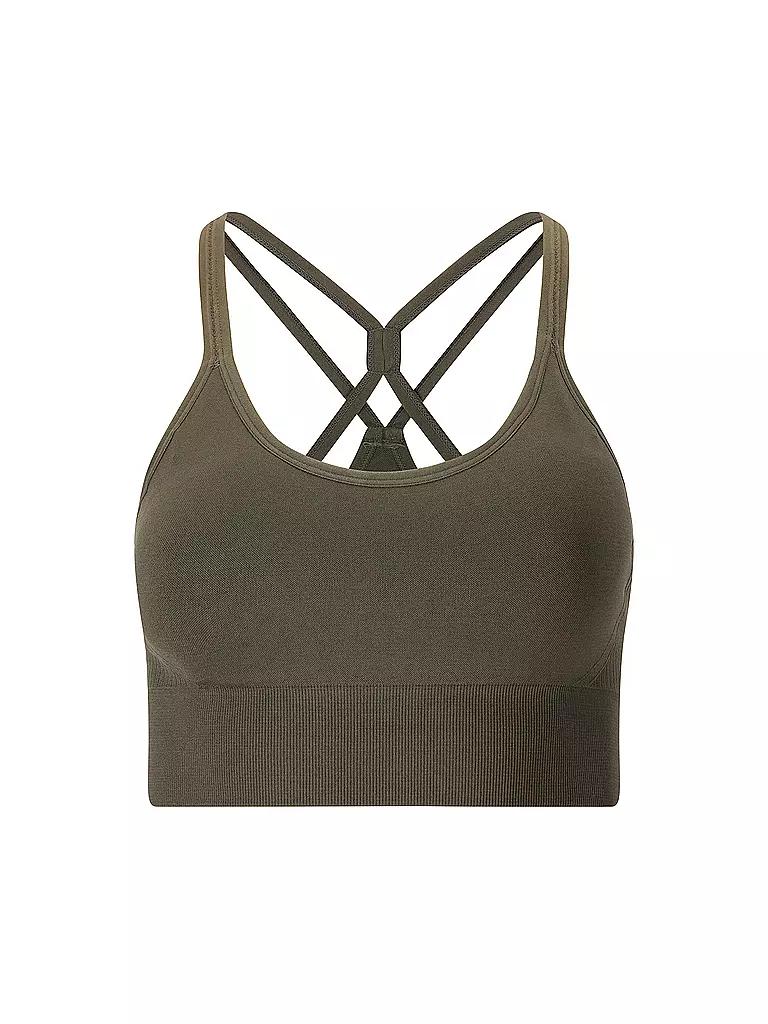 ATHLECIA | Damen Sport-BH Foan Seamless Low Support | olive