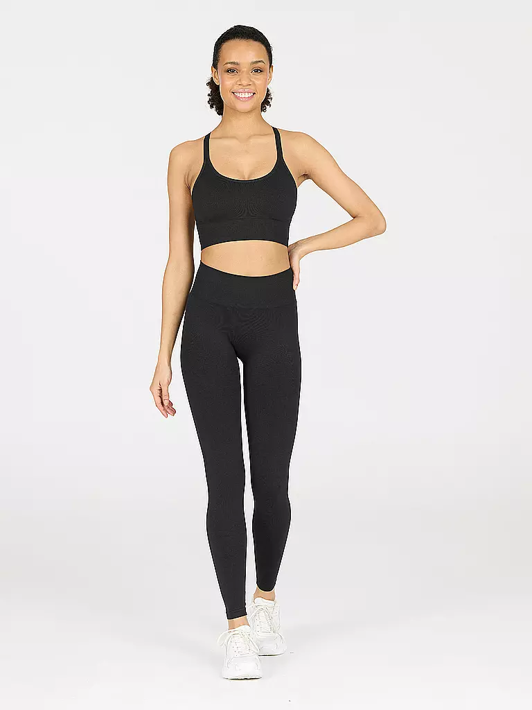 ATHLECIA | Damen Sport-BH Foan Seamless Low Support | schwarz