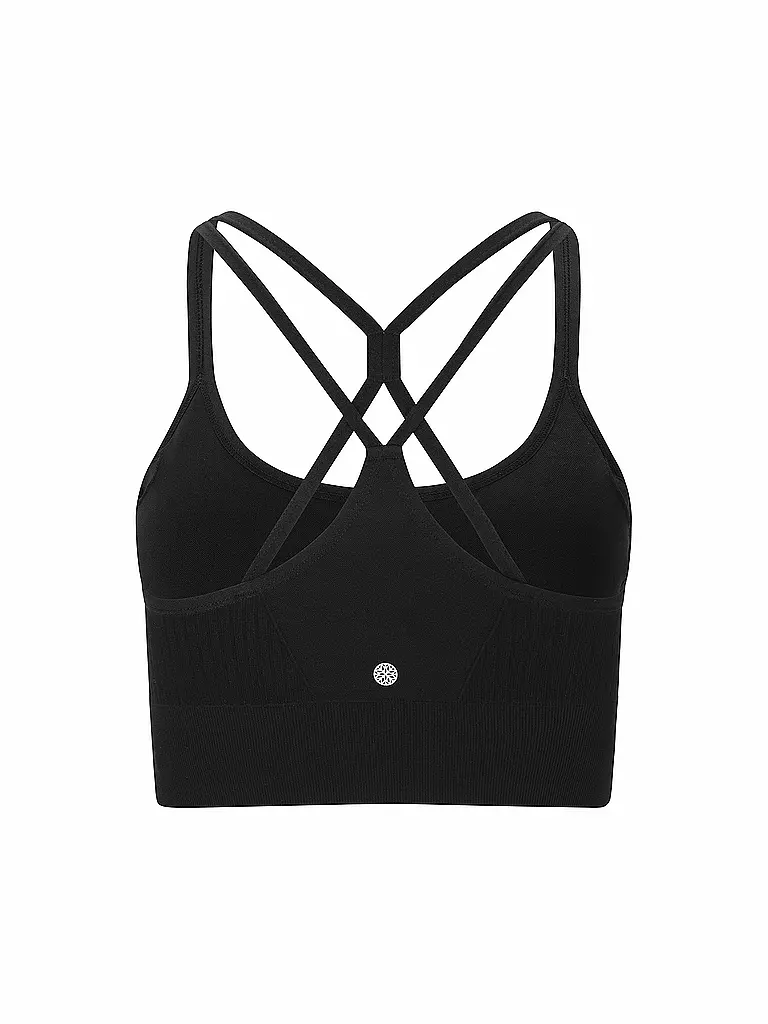 ATHLECIA | Damen Sport-BH Foan Seamless Low Support | schwarz
