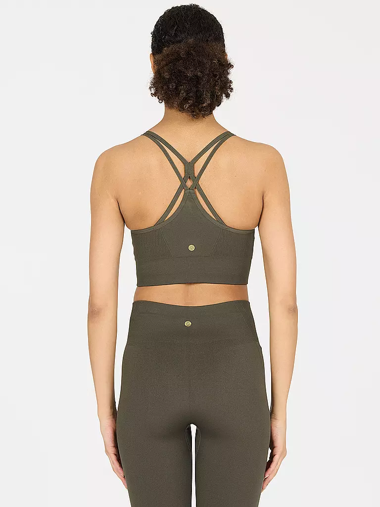 ATHLECIA | Damen Sport-BH Foan Seamless Low Support | schwarz