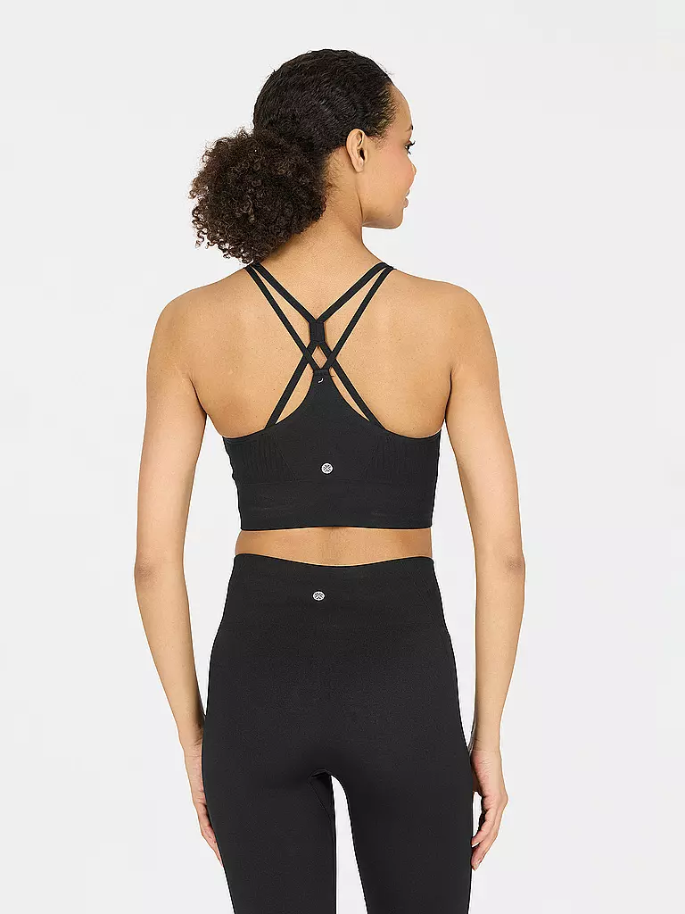 ATHLECIA | Damen Sport-BH Foan Seamless Low Support | schwarz